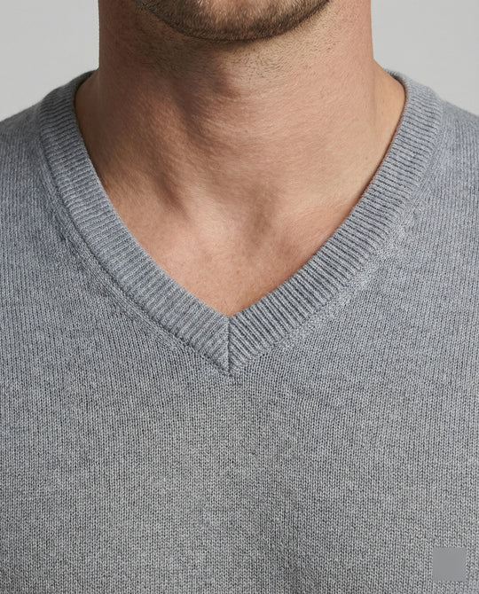 Herren V-Ausschnitt Feinstrickpullover R&B