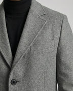 Eleganter Wintermantel Revers Herren