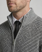 Stilvolle Strickjacke Herren Zipper