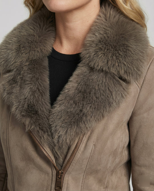 R&B | Winterjacke mit Elegantem Kragen für Den Winter