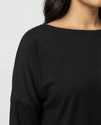 Jogginganzug Damen Lounge-Set mit weiten Ärmeln und Taschen