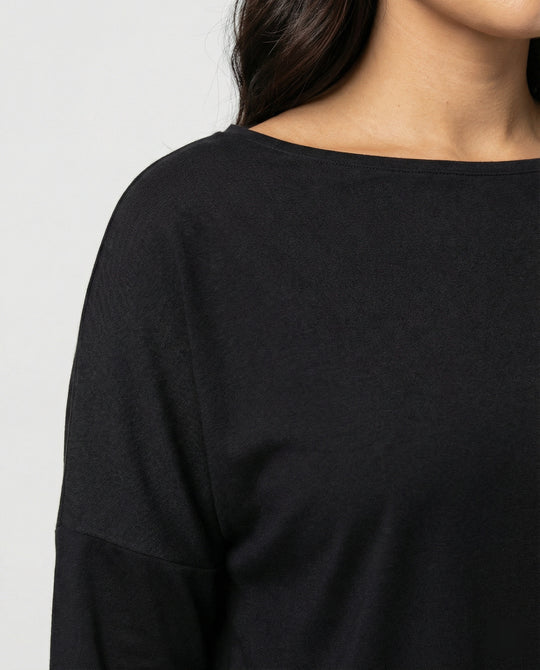 Jogginganzug Damen Lounge-Set mit weiten Ärmeln und Taschen