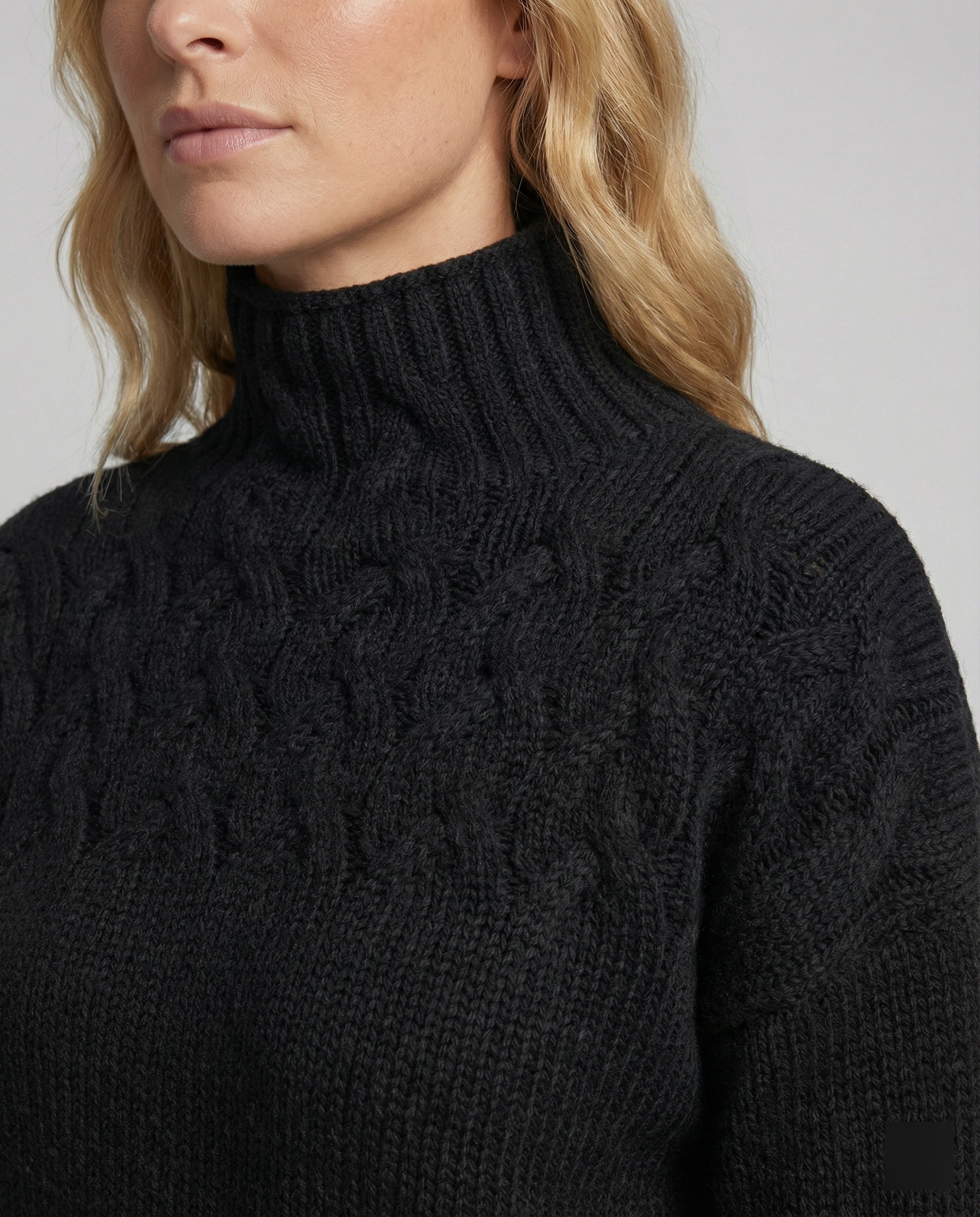 R&B | Damen Strickturtleneck Pullover