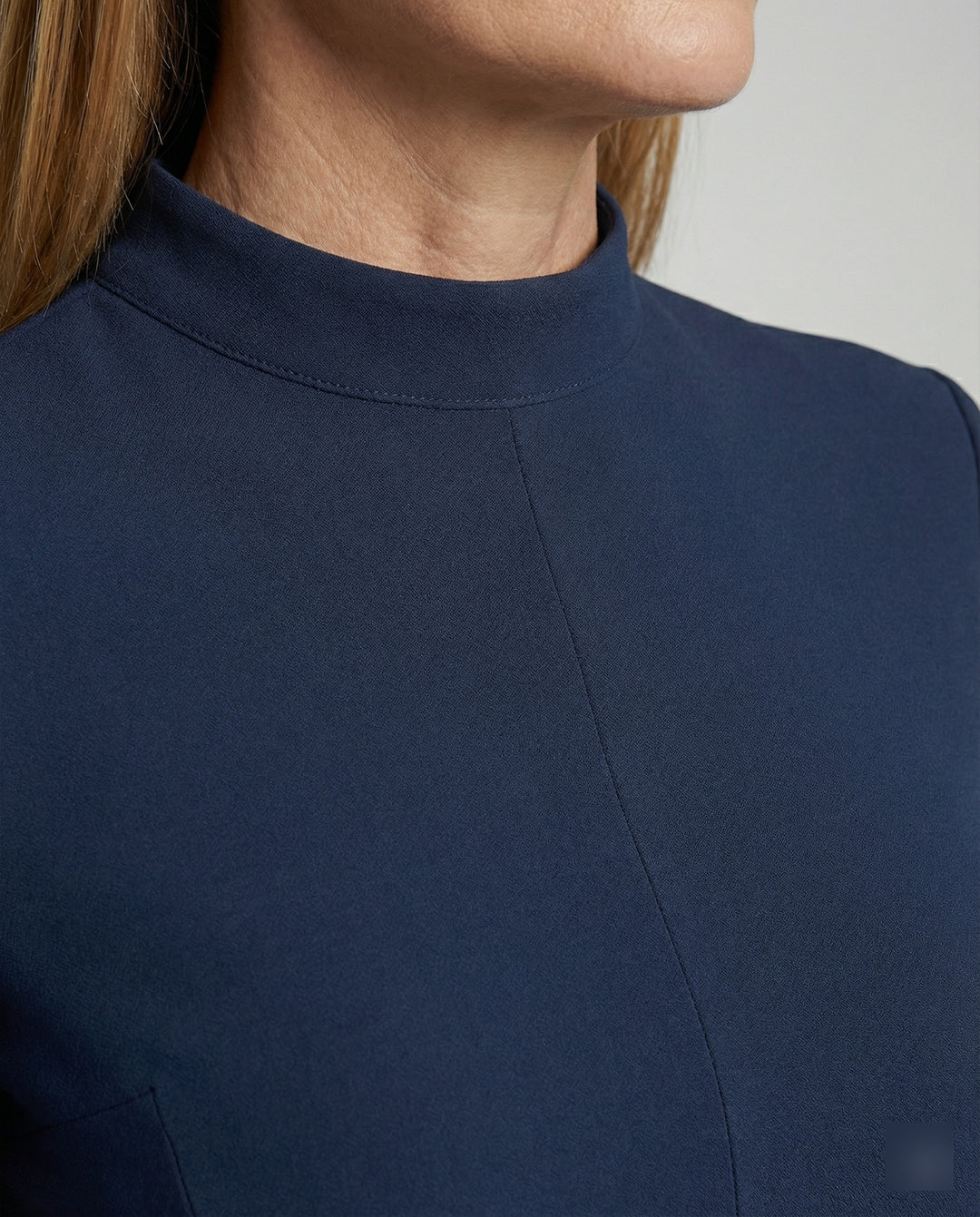 Damen elegantes Minikleid mit Taschen