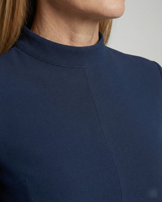 Damen elegantes Minikleid mit Taschen