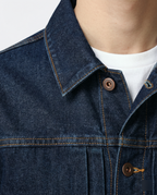Übergangsjacke Damen Denim mit weitem Schnitt und Taschen