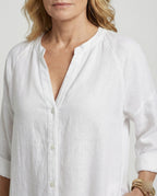 Damen Leinenkleid Kaftan lang