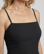 Damen Maxikleid mit schmalen Trägern