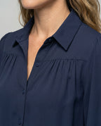 Damen Bluse mit voluminösen Ärmeln und eleganten Rüschendetails R&B