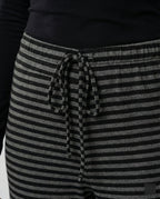 Damen Stoffhose Damen weit Jersey