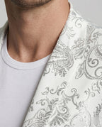 Herren eleganter Blazer mit kunstvollem Muster und luxuriösem Glanz