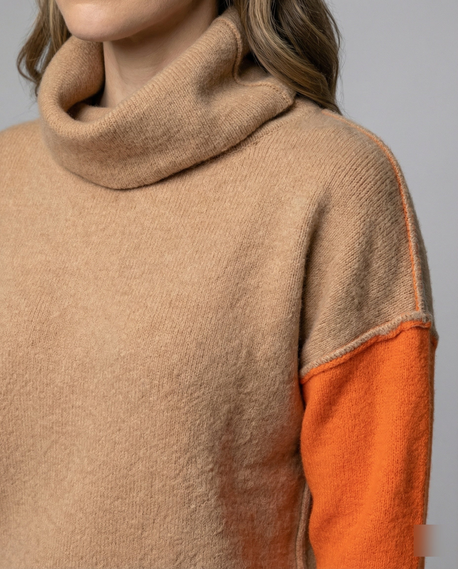 R&B | Lässiger Rollkragenpullover