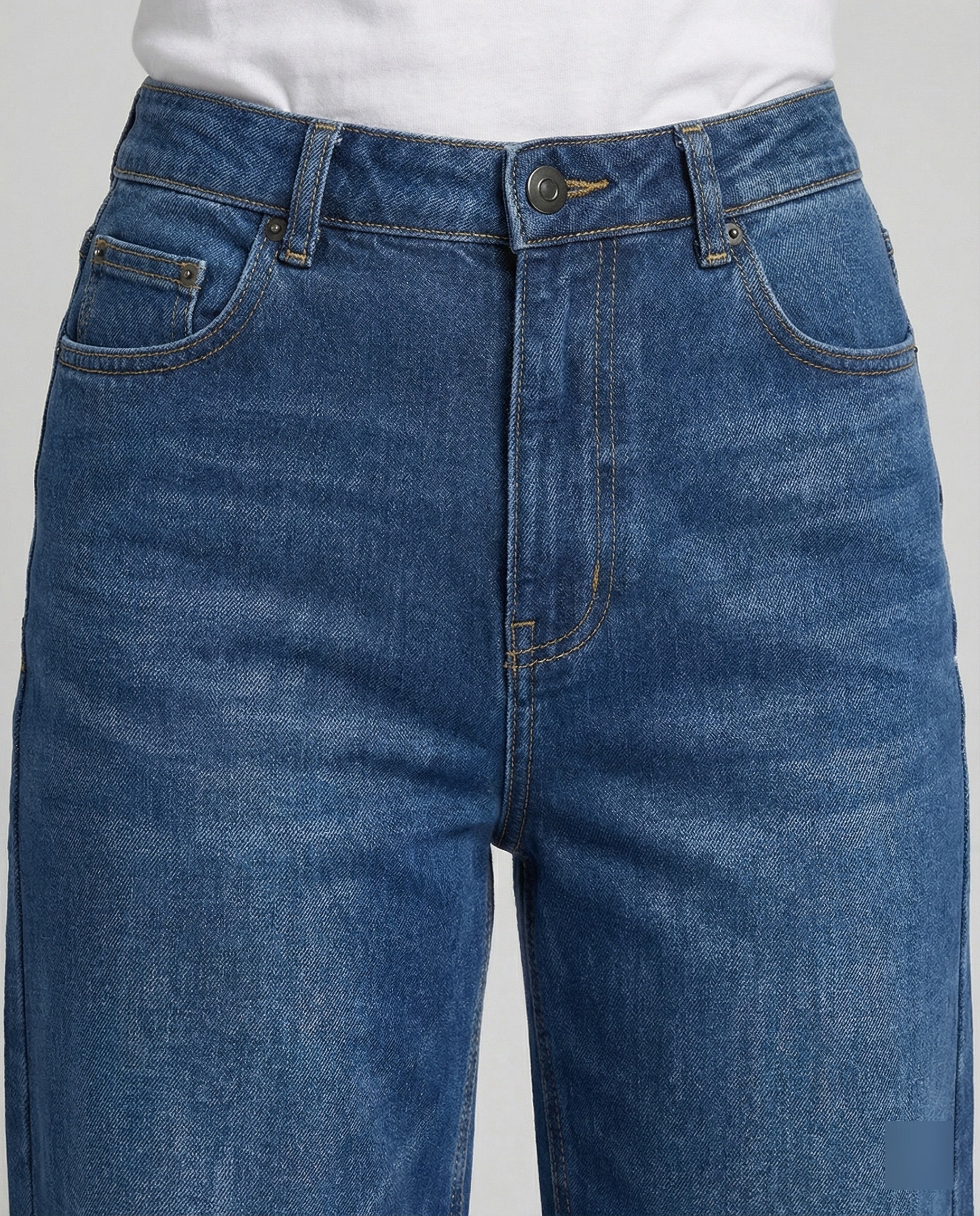 Flared Jeans Damen High Waist
