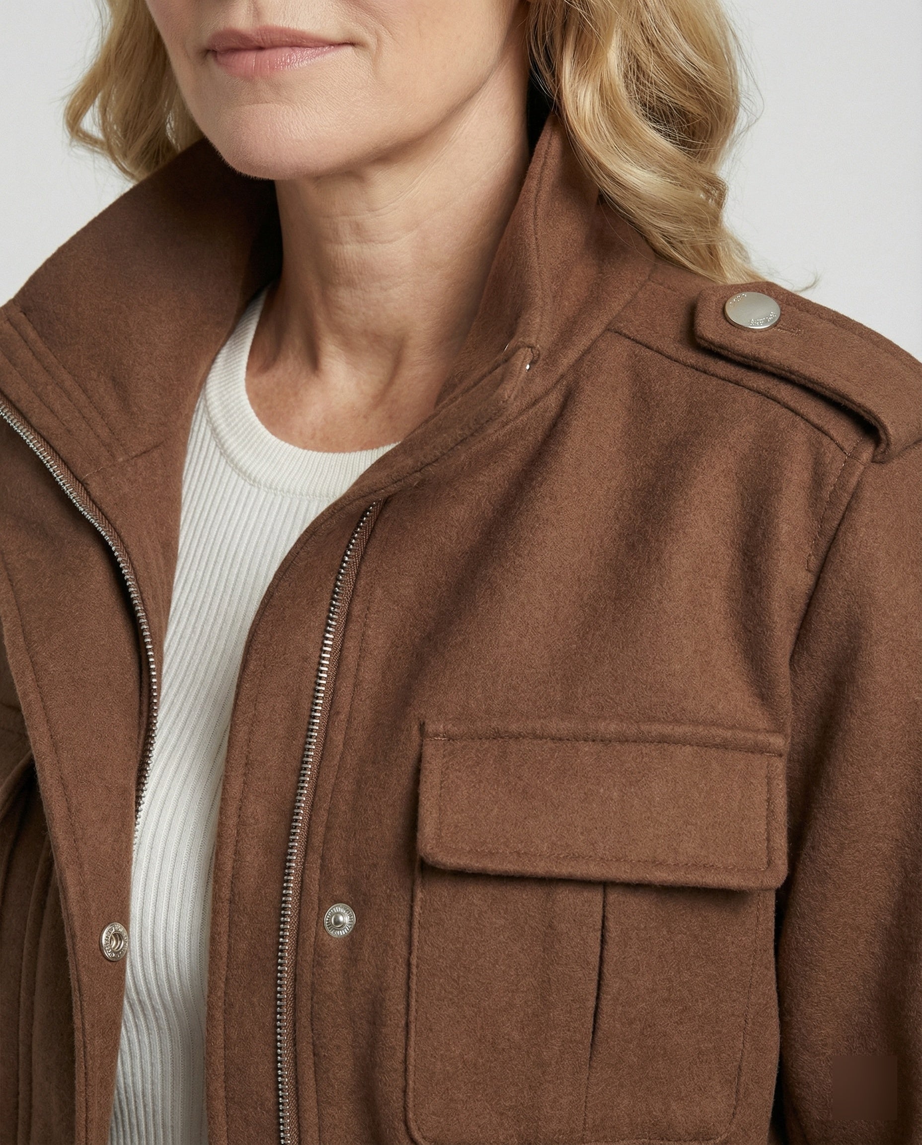 Damen Freizeitjacke mit Taillierung und Taschen