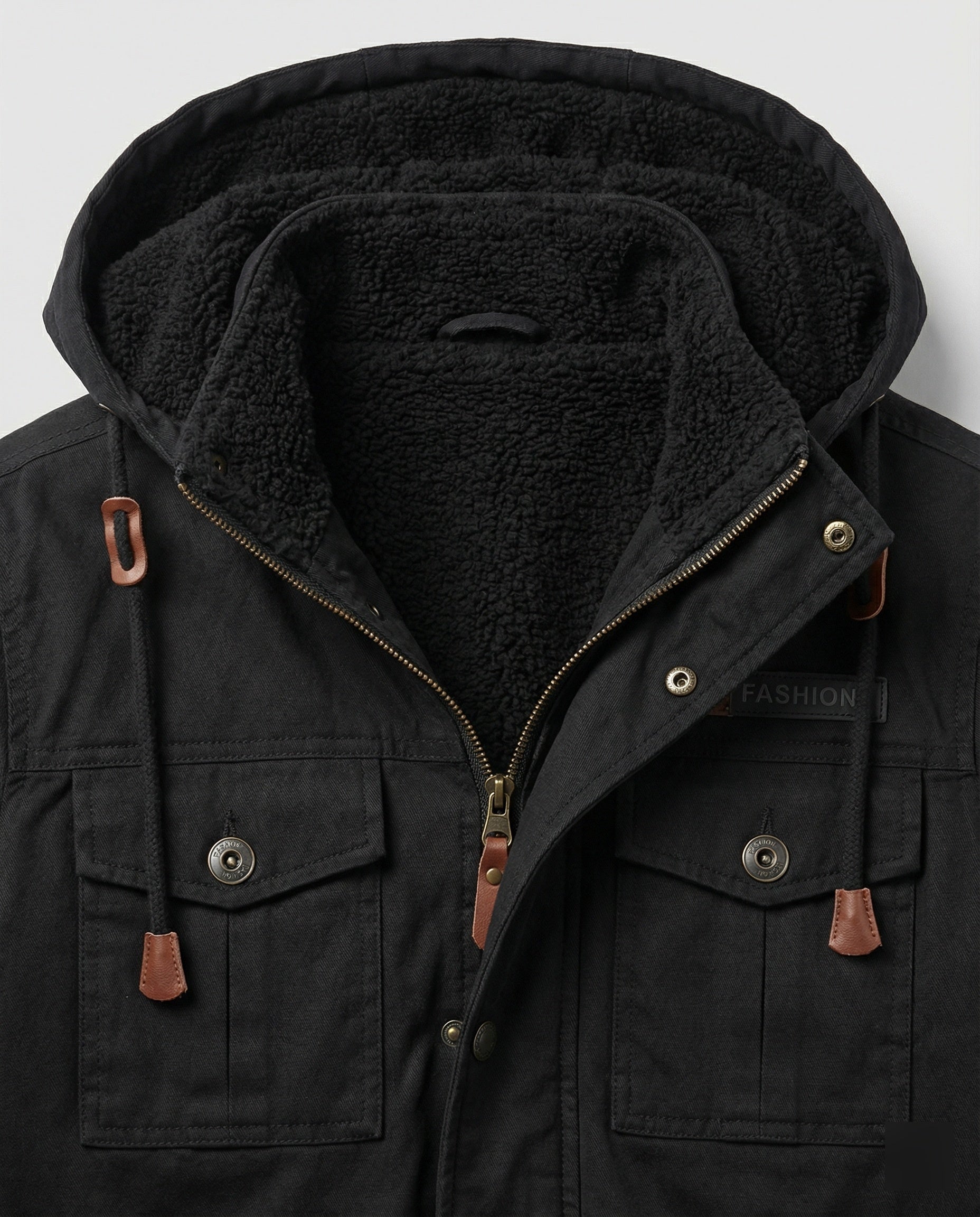 Warme Gefütterte Winterjacke