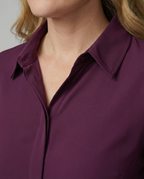 Damen Hemdbluse elegant mit luxuriösem Glanz