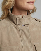 Freizeitkleidung Damen Velours Feldjacke