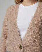 Strickjacke Damen flauschig oversized aus weichem Material