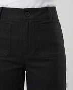 Damen weite Bequemhose mit modischen Details