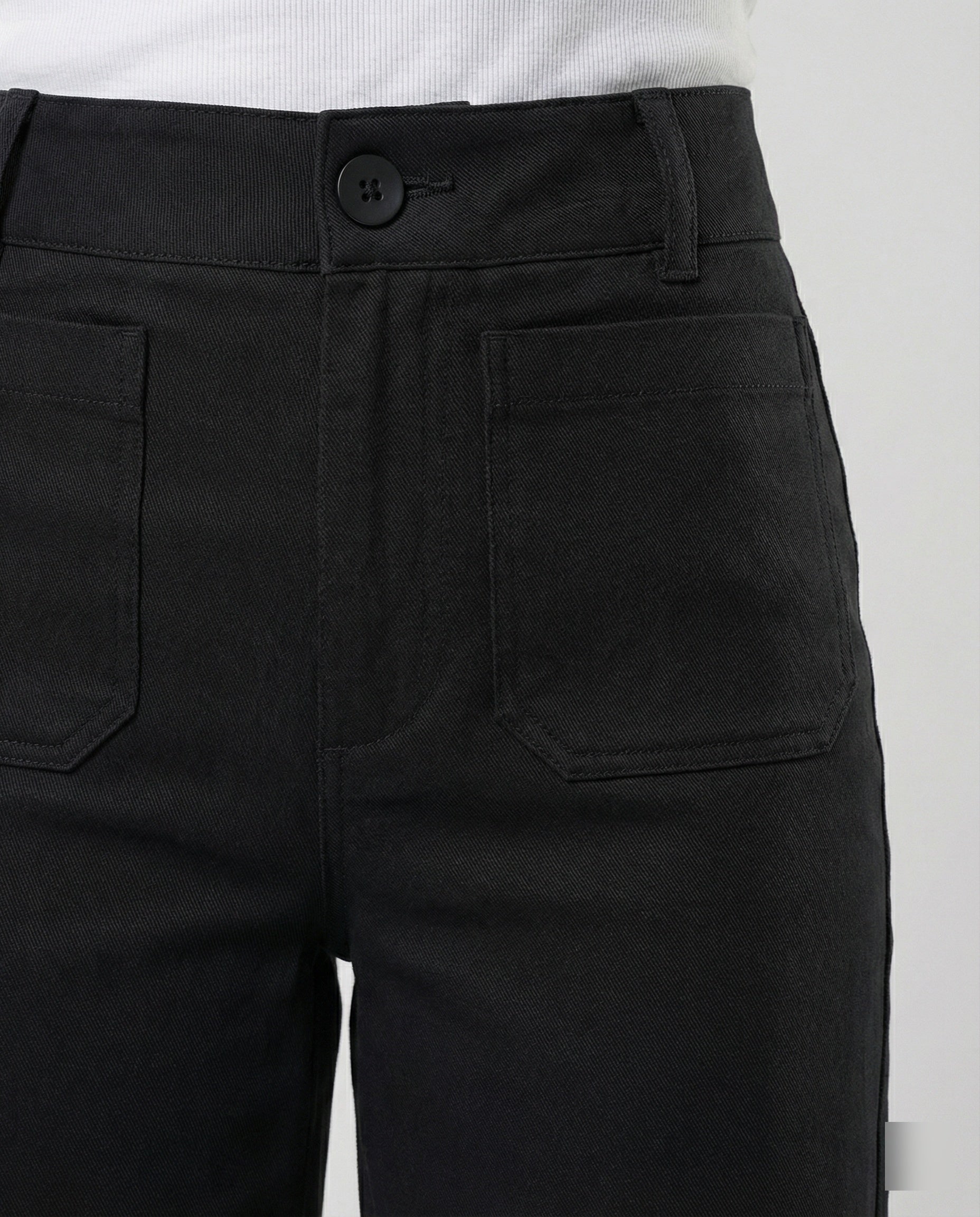 Damen weite Bequemhose mit modischen Details