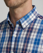 Herren Flanell Langarmhemd Kariert