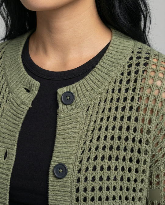 Damen luftiger Strickcardigan R&B
