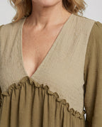 Freizeitkleid Damen A-Linien Minikleid