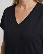 Freizeitkleid Damen mit V-Ausschnitt