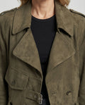 Braune Lederjacke Damen Oversize