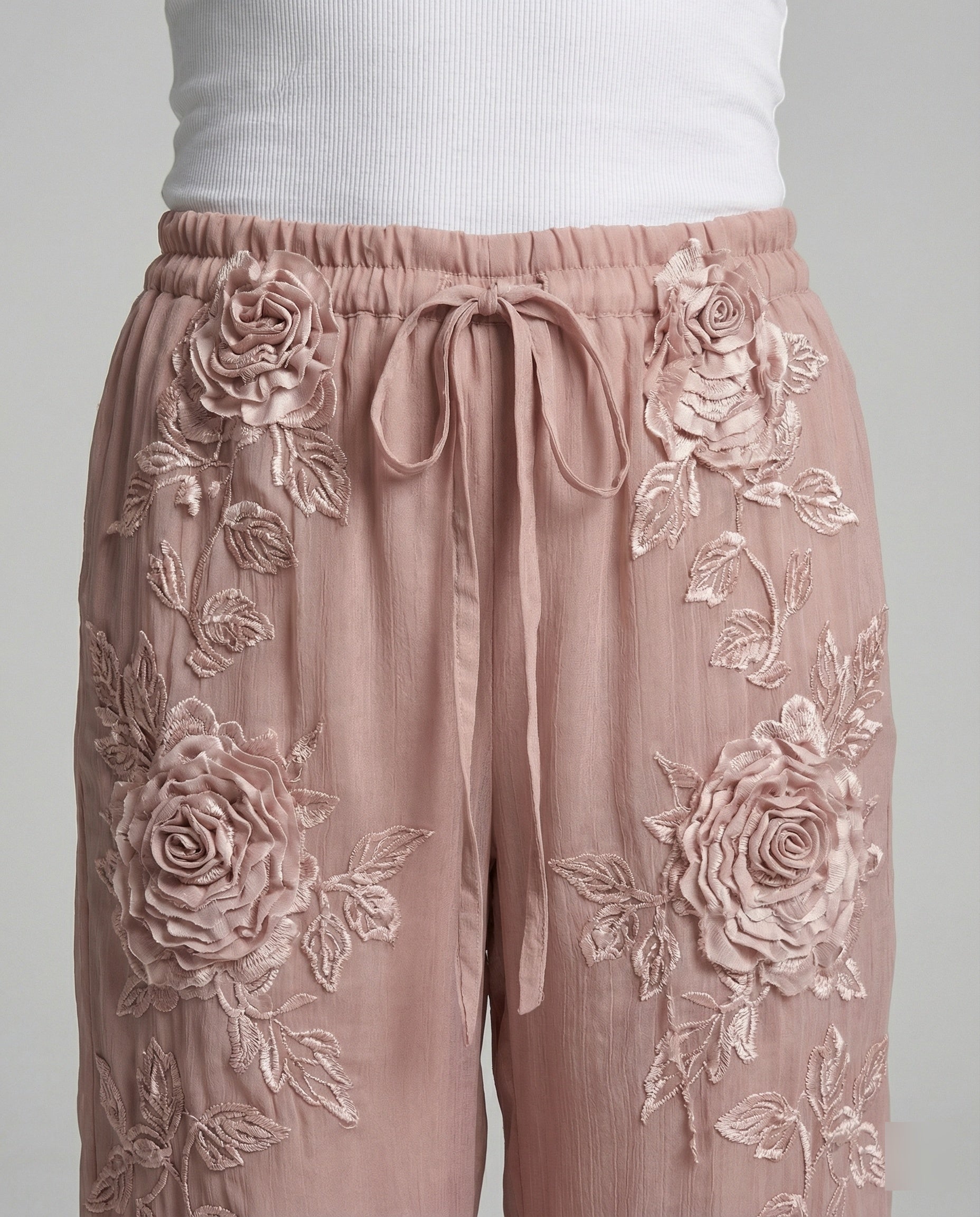 Damen Haremshose Boho Patchwork