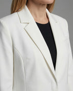Damen elegante Blazerjacke mit asymmetrischem Schnitt