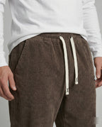 Herren Cordhose weit mit Kordelzug