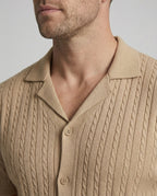 Herren Kurzarm-Strickhemd
