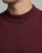 Herren eleganter Pullover mit Stehkragen R&B