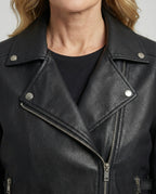 Damen Lederjacke Schwarz Perfecto