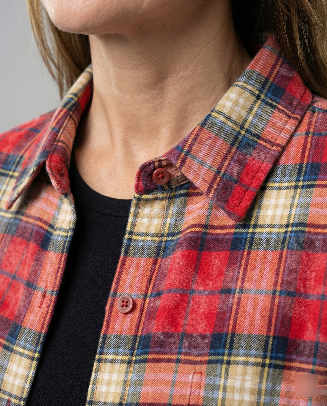 Damen Hemd Oversize Karo