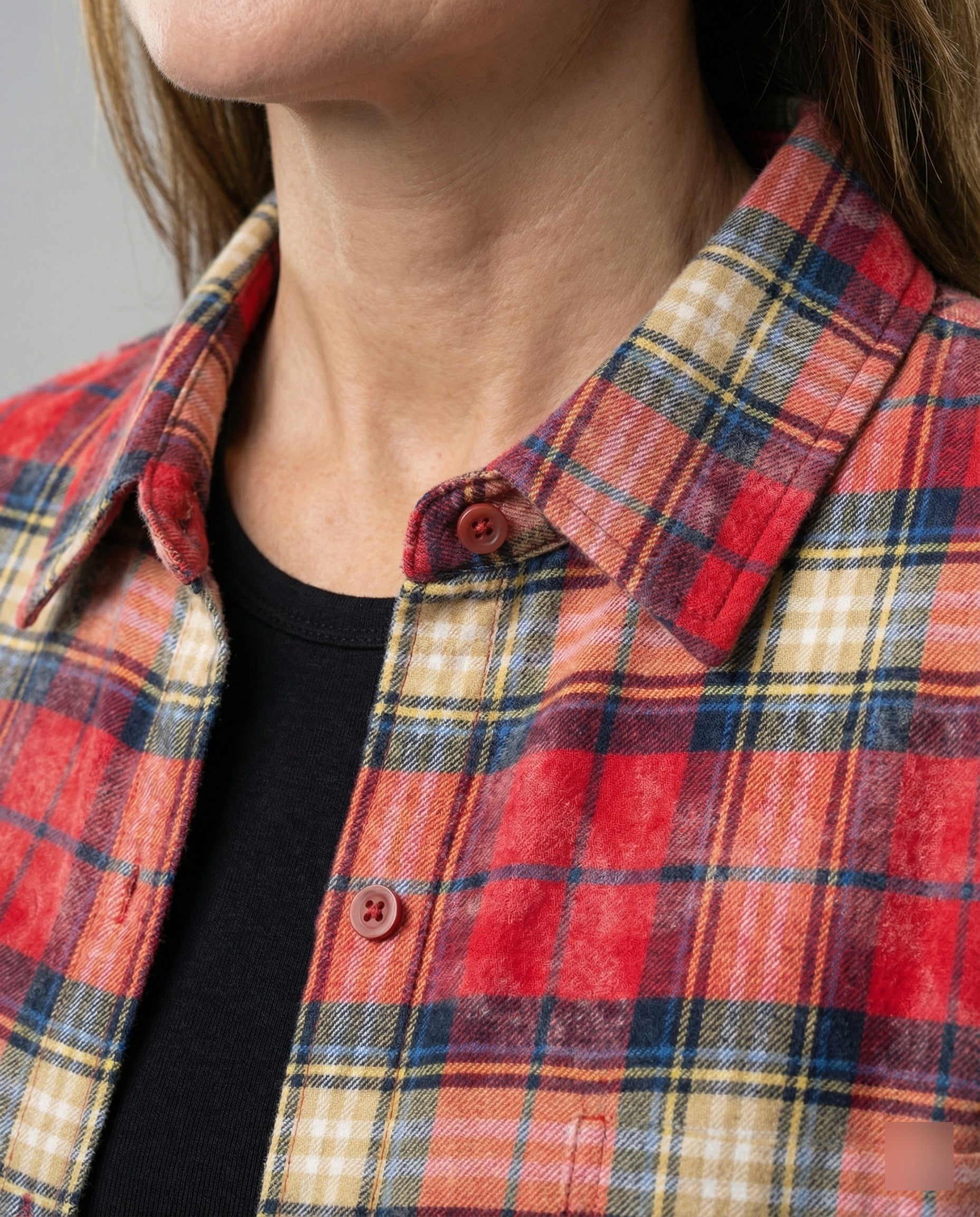 Damen Hemd Oversize Karo
