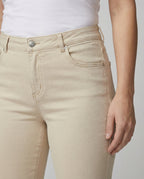Damen Flared Stoffhose mit hohem Bund