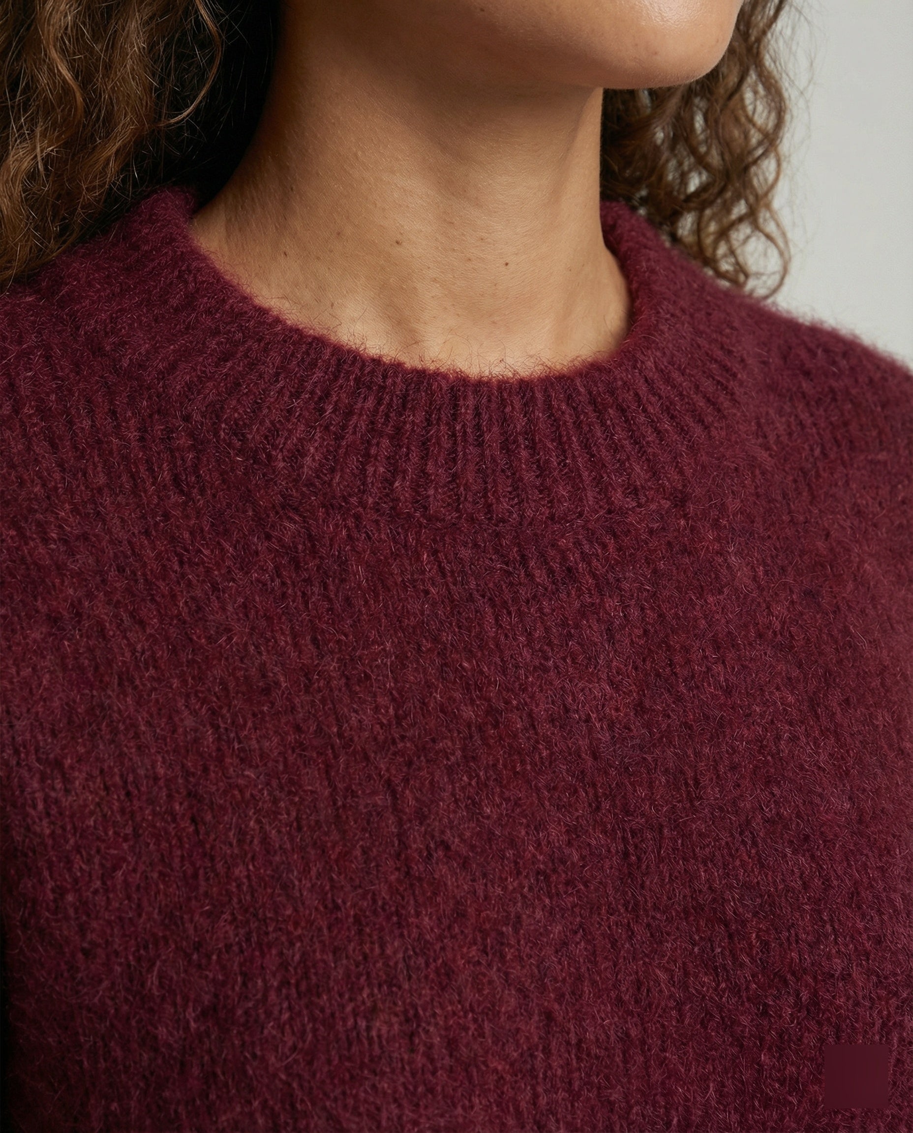R&B | weicher Mohair Strickpullover