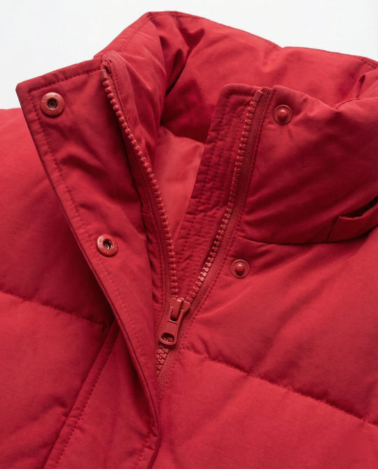 Steppjacke Damen modisch mit abnehmbarer Kapuze und Taschen