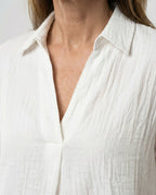 Damen Zweiteiler Set Oversize Bluse & Hose