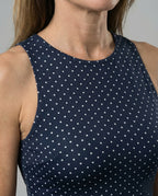 Damen Skaterkleid mit Punktmuster