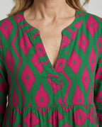 Damen Luftiges Sommerkleid mit verspieltem Print