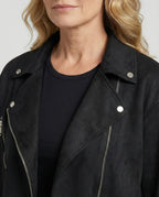 Braune Lederjacke Damen Velours