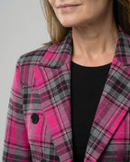 Damen Karierter Blazer mit modernem Schnitt