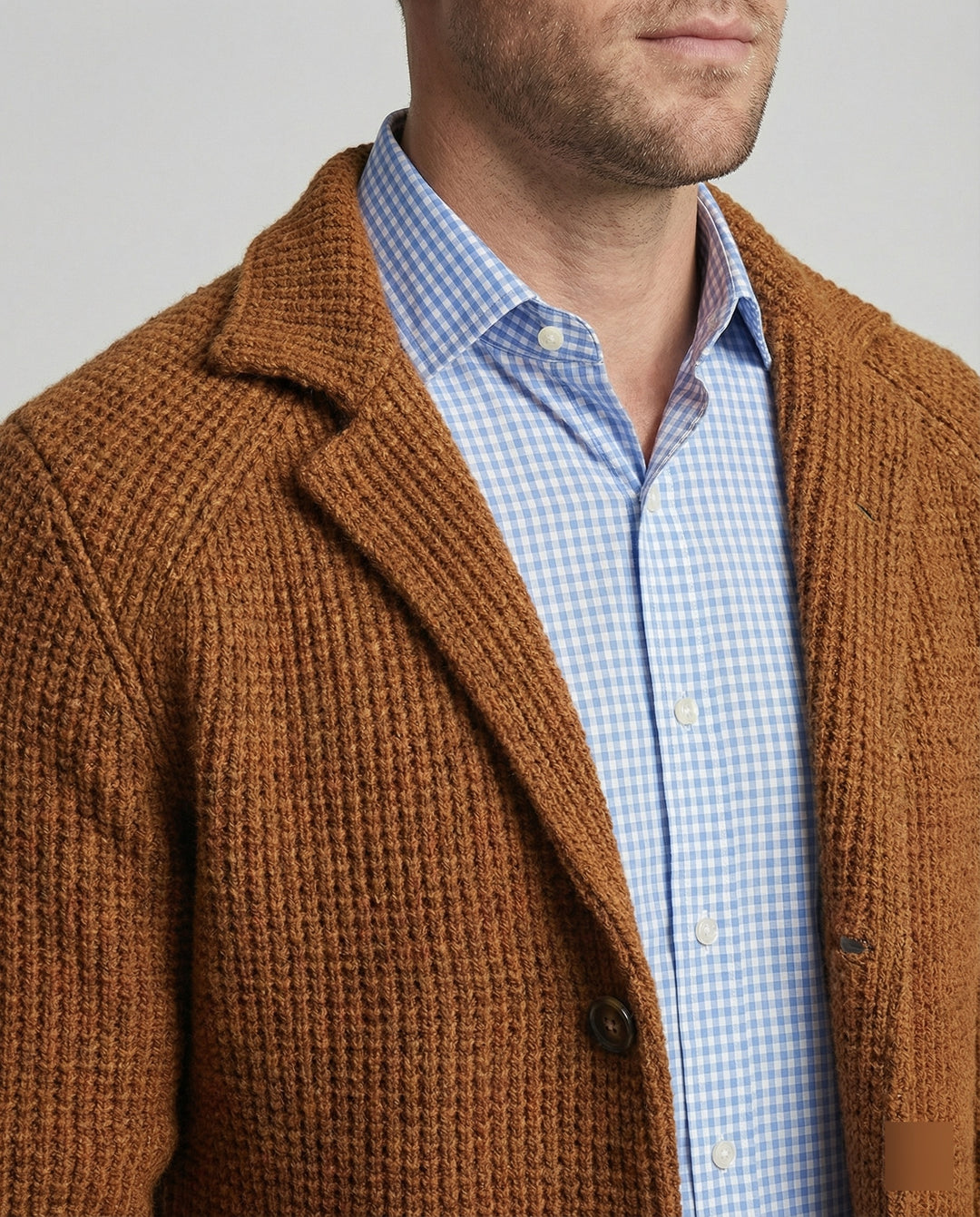 Herren Strickblazer mit Reverskragen