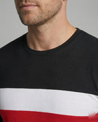 Herren Langarmshirt mit sportlichen Farbakzenten und bequemer Passform