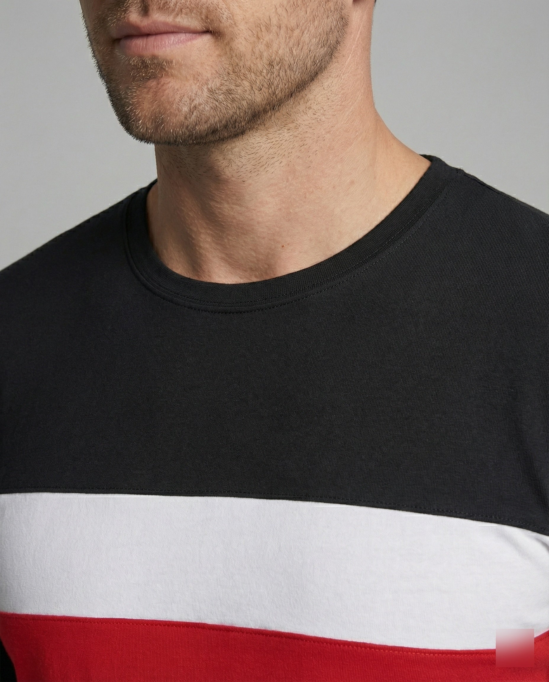 Herren Langarmshirt mit sportlichen Farbakzenten und bequemer Passform