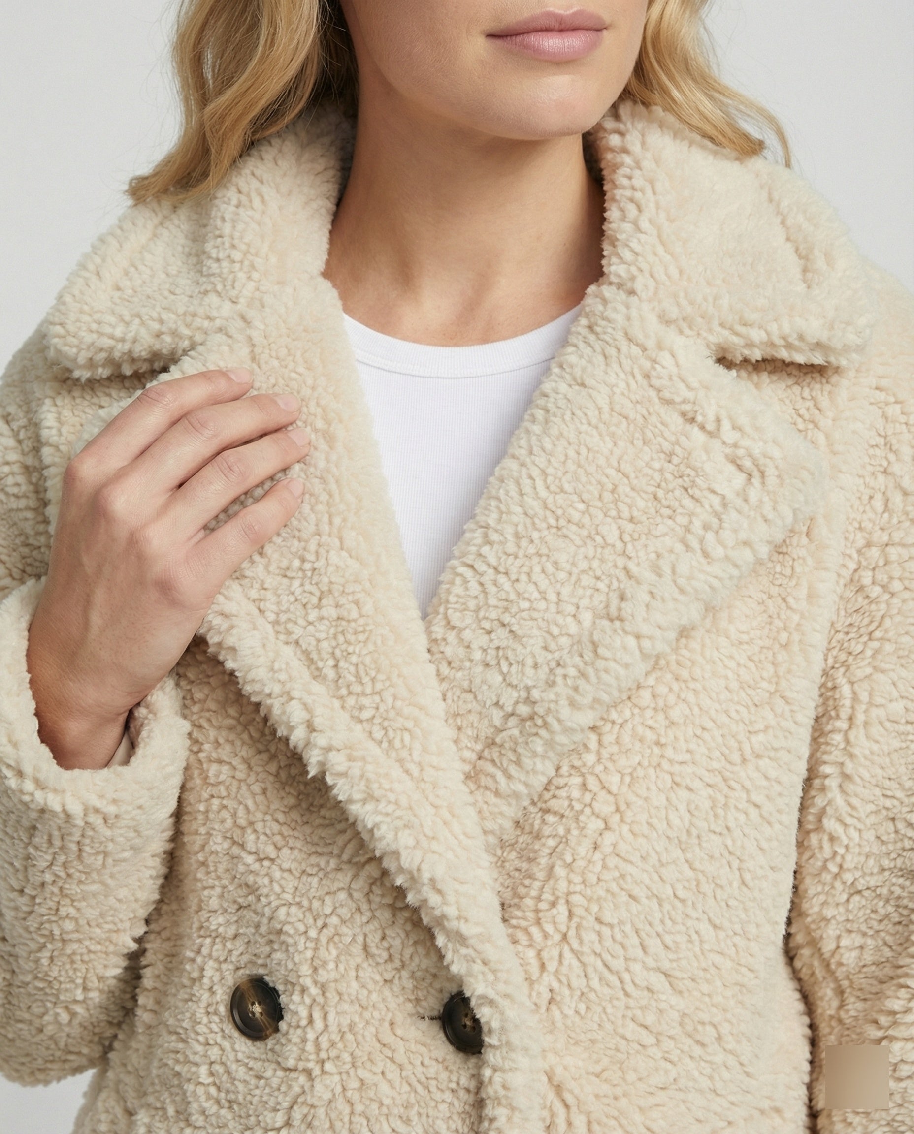 Damen Teddyfell Jacke mit Warm & Kuschelig | R&B