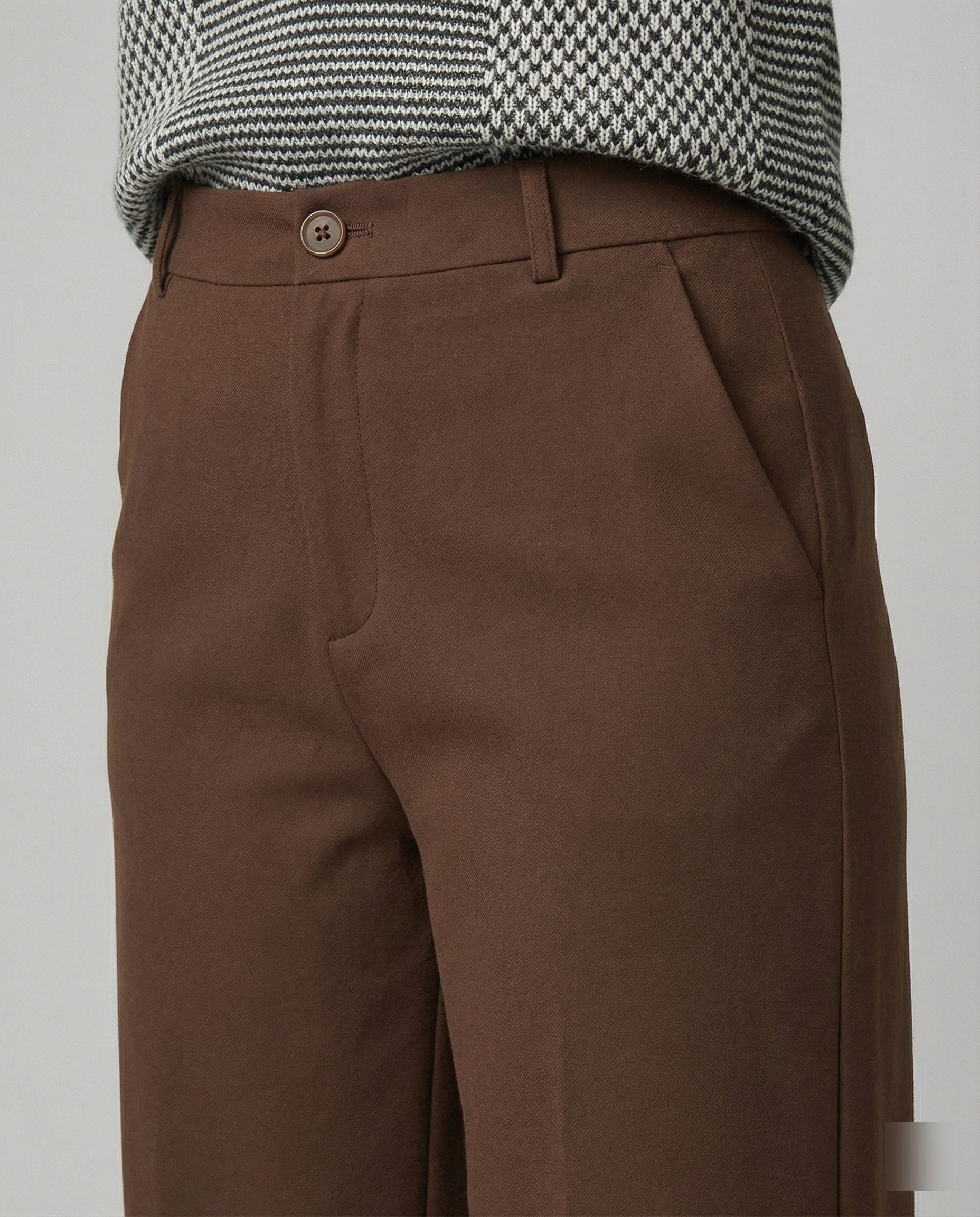Damen Weite Stoffhose klassisch geschnitten